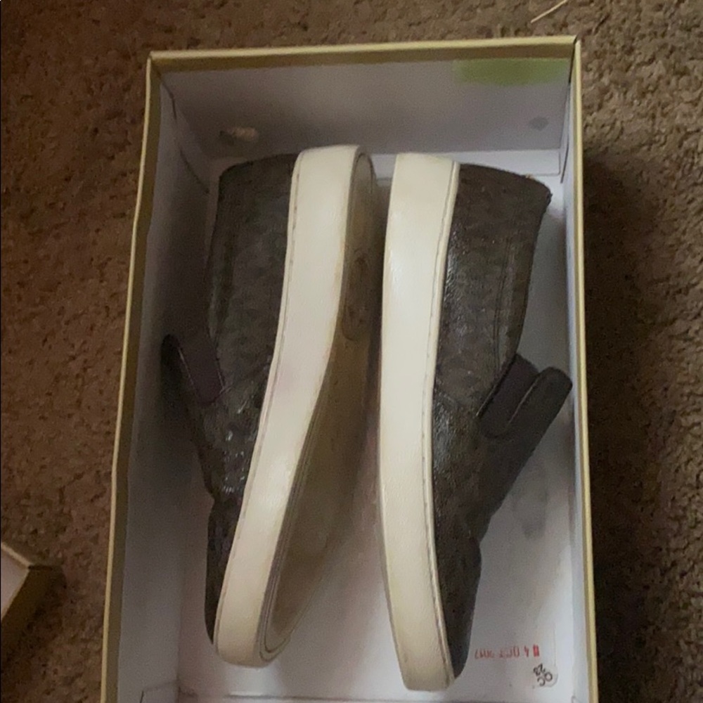 Keaton Slip On Mini MK Logo PVC (Brown) - Picture 5 of 5